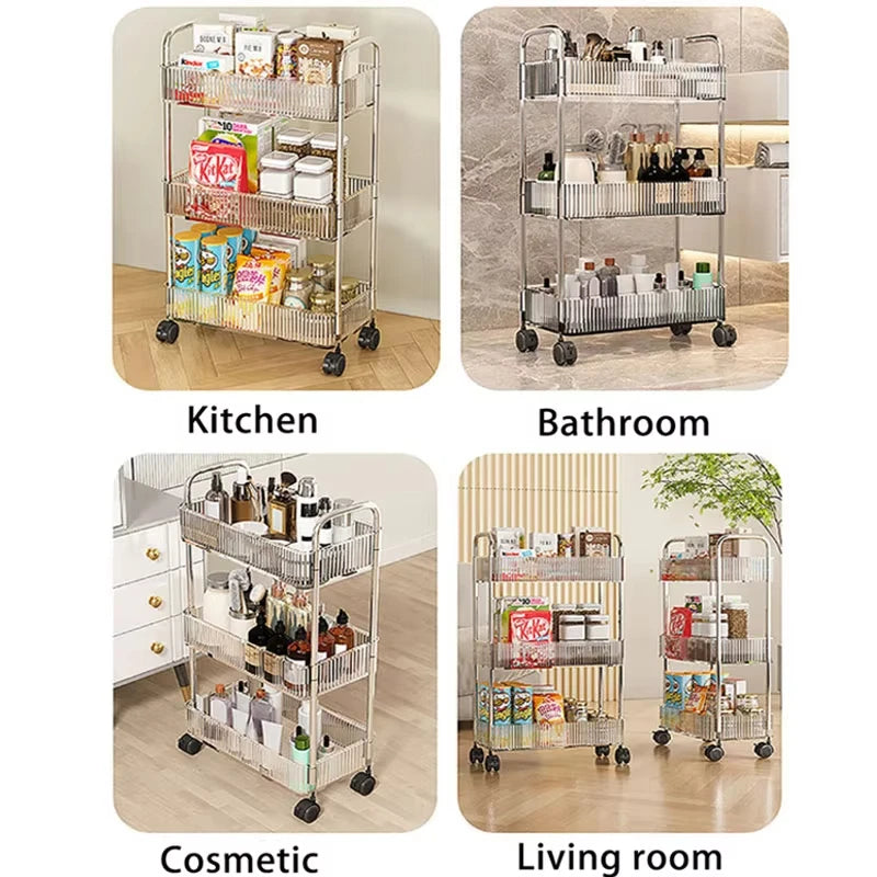 The Rolling Pantry Cart — 3–4 Tier