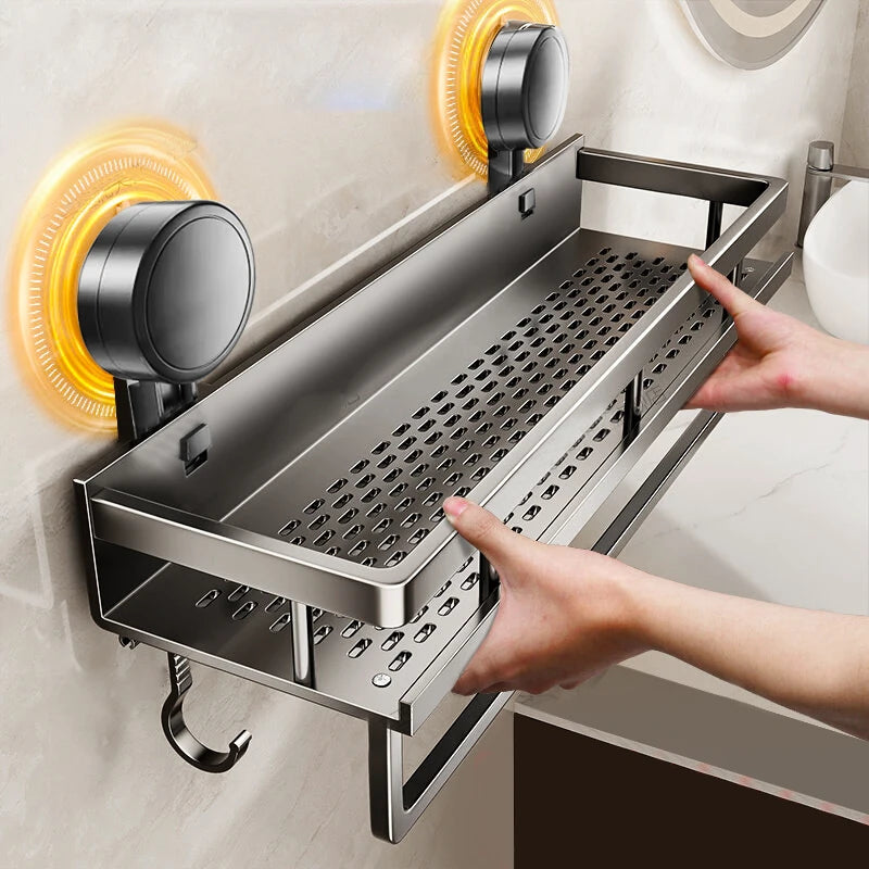 The No-Drill Bath Shelf