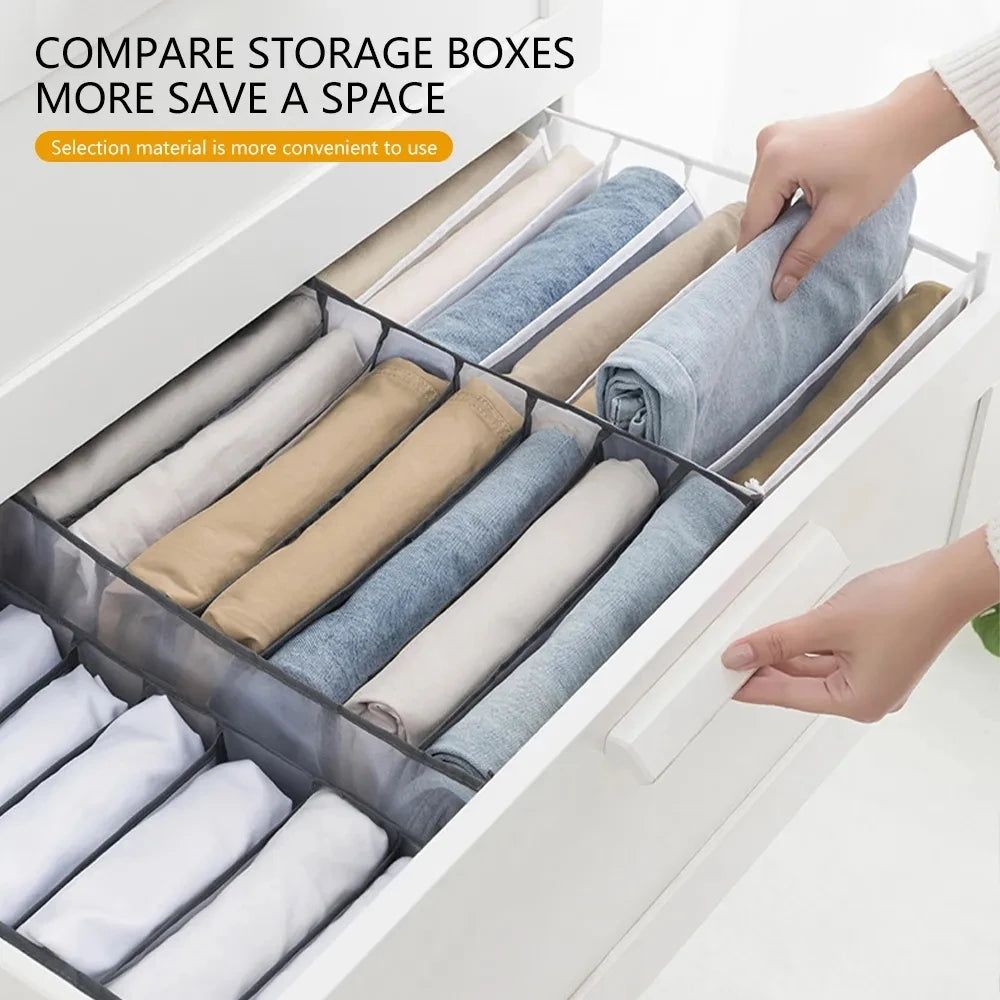 Foldable Compartment Jeans & Clothing Organizer