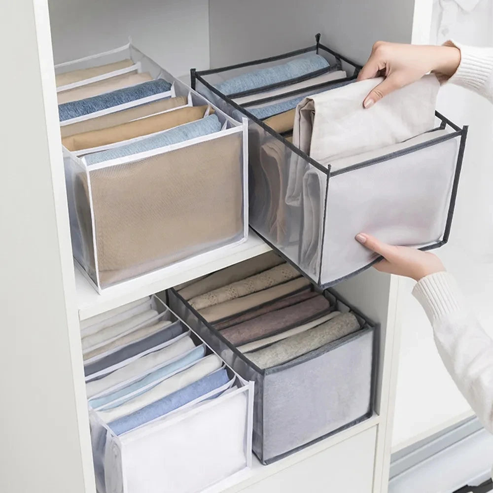 Foldable Compartment Jeans & Clothing Organizer