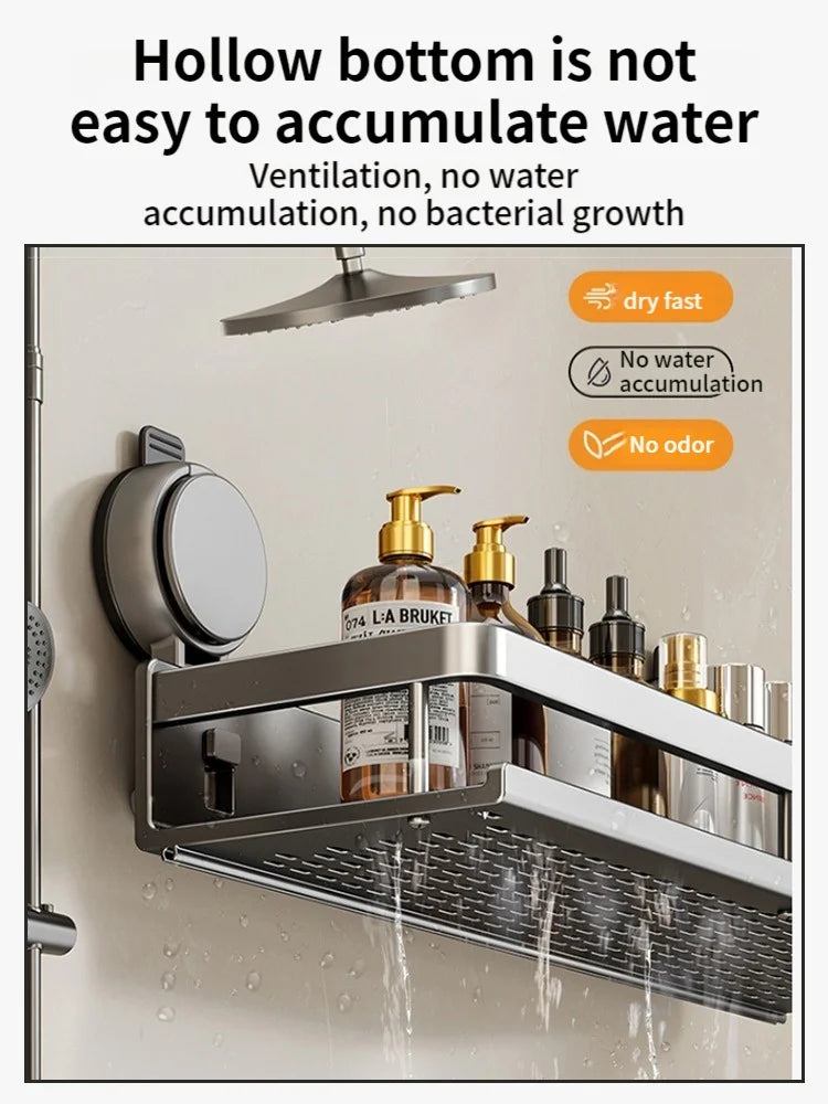 The No-Drill Bath Shelf